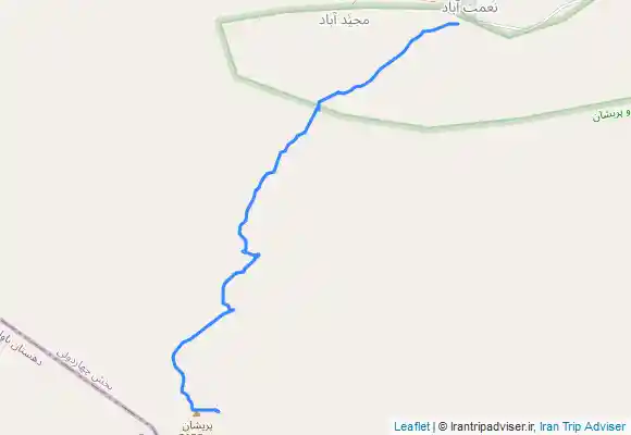 ترک جی پی اس قله پریشان از روستای نعمت اباد قروه.ارتفاع ۳۱۵۰