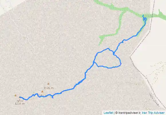 ترک جی پی اس قله بینالود