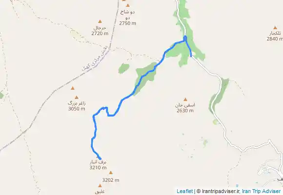 ترک جی پی اس چکاد برف انبار