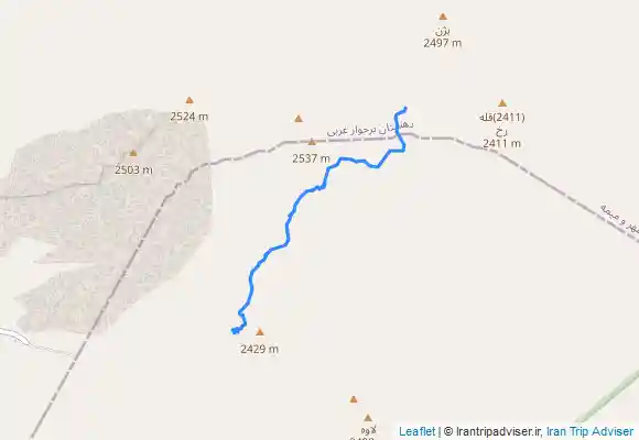 ترک جی پی اس مسیر لادوزخ به آب دهت و دره مویی