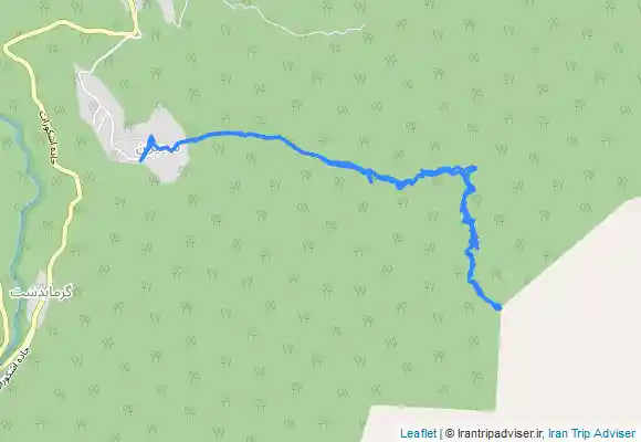 ترک جی پی اس پیمایش و کوهنوردی جنگلنوردی روستای سجیران به چشمه اب معدنی