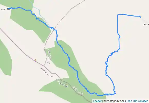 ترک جی پی اس مسیر زردلیمه از بادره به سه جوب