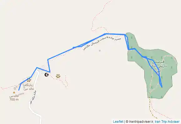 ترک جی پی اس Zīāratgāh-eh Khāled Nabī - Zīāratgāh-eh Khāled Nabī