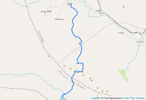 ترک جی پی اس اشترانکوه از تیان تا گهر