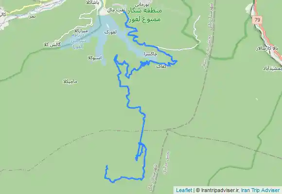 ترک جی پی اس آبشار لاکتاش