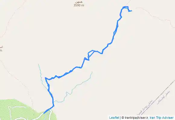 ترک جی پی اس تلاش برای صعود به قله مهرچال از امامه