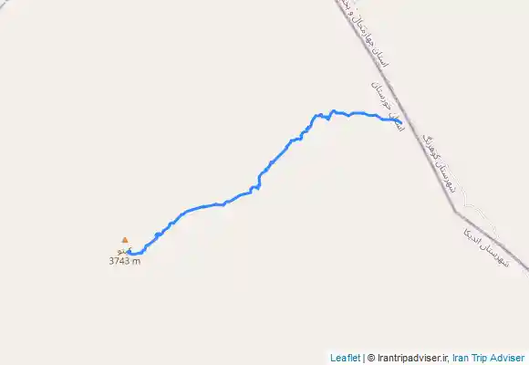 ترک جی پی اس قله‌ کینو خوزستان‌ اندیکا‌ (پروژه‌ سیمرغ)