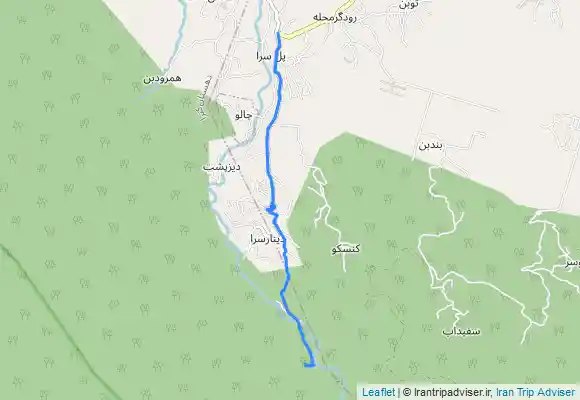 ترک جی پی اس آبشار دیناسرا