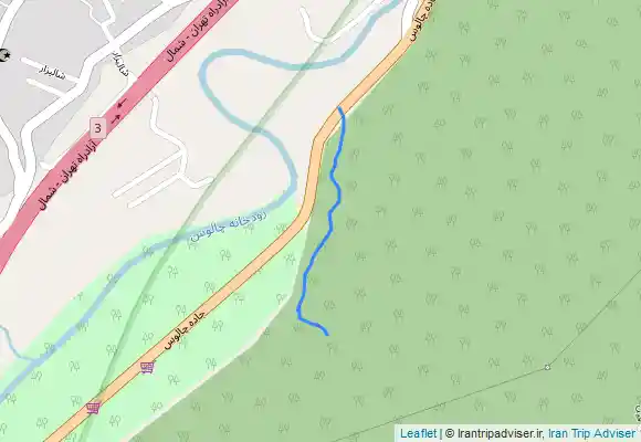 ترک جی پی اس آبشار فین (Fian) - چالوس- مازندران