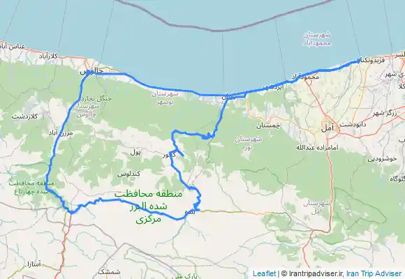 ترک جی پی اس سرخرود -آبشار کدیر- کجور - آبشار ورازان- بلده -جاده چالوس و سرخرود