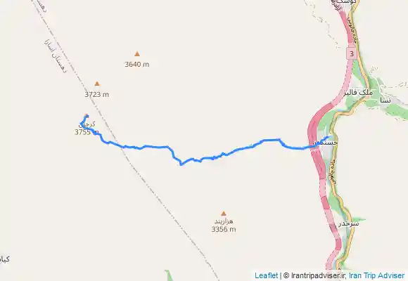 ترک جی پی اس Karchan az hasanakdar - کرچان از حسنکدر