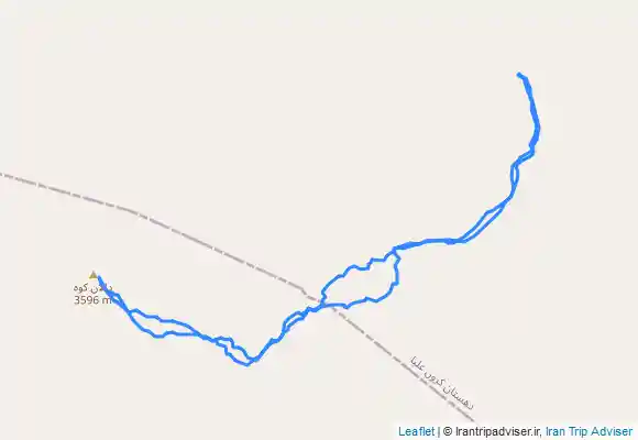 ترک جی پی اس صعود به قله دالانکوه. ارتفاع 3606