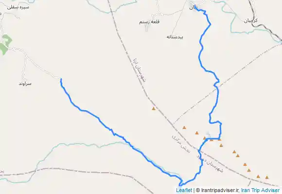 ترک جی پی اس صعود سنبران و فرود به دریاچه گهر