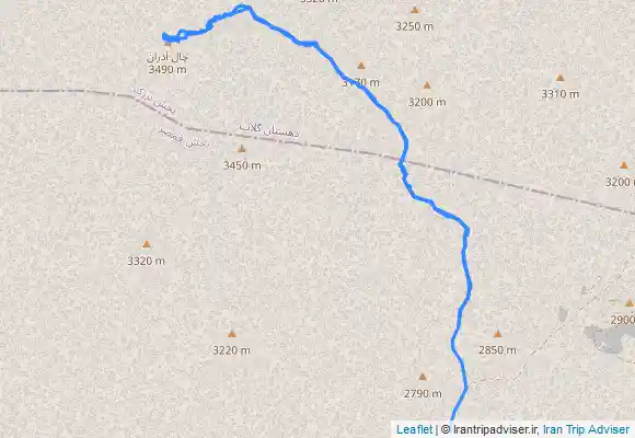 ترک جی پی اس Kāmū ( قله چال آذران)