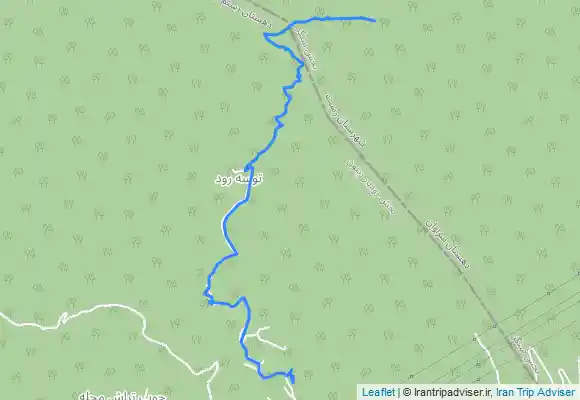 ترک جی پی اس برگشت از نیزه کوه به دیزکوه