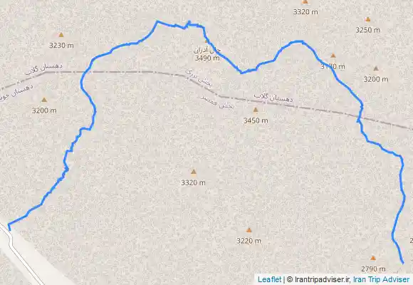ترک جی پی اس قله چال اذران