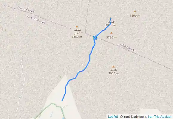 ترک جی پی اس قله کرکس