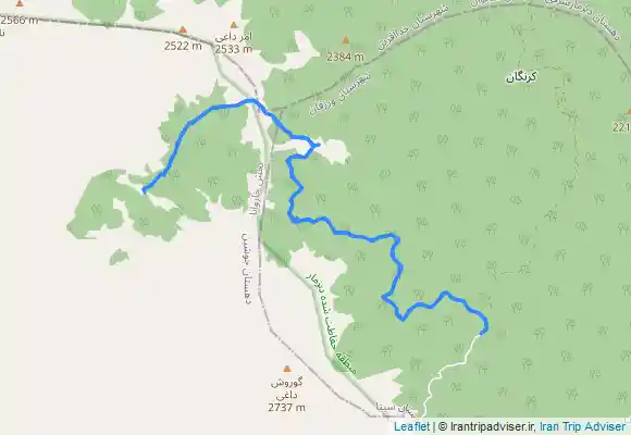 ترک جی پی اس امام زاده سید جبرییل به چیچکلی