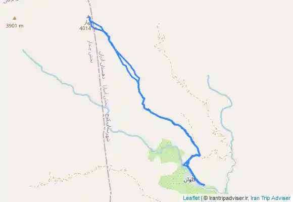 ترک جی پی اس Kahar Bike - صعود قله کهار با دوچرخه