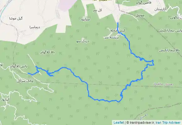 ترک جی پی اس توشی، کاکوه، چوشل