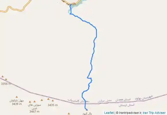 ترک جی پی اس کوهستان گرین(قله یال کبود)