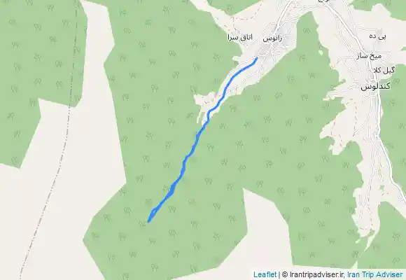 ترک جی پی اس جنگل نوردی به سمت آبشار اوپاش زانوس