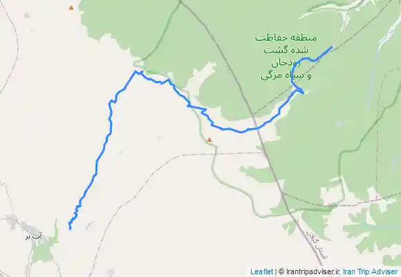 ترک جی پی اس پیمایش اب بر زنجان به قلعه رودخان فومن