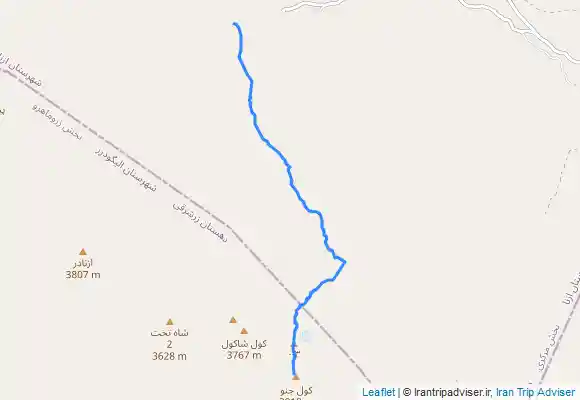 ترک جی پی اس قله کول جنو