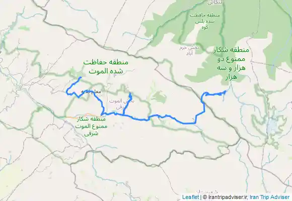 ترک جی پی اس دریاچه اوان،معلم کلایه،قلعه الموت(حسن صباح)،گردنه پیچ بن ،روستای مران