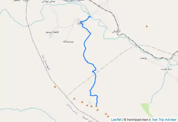 ترک جی پی اس مسیر قله سن بران اشترانکوه.بام لرستان و طرح سیمرغ