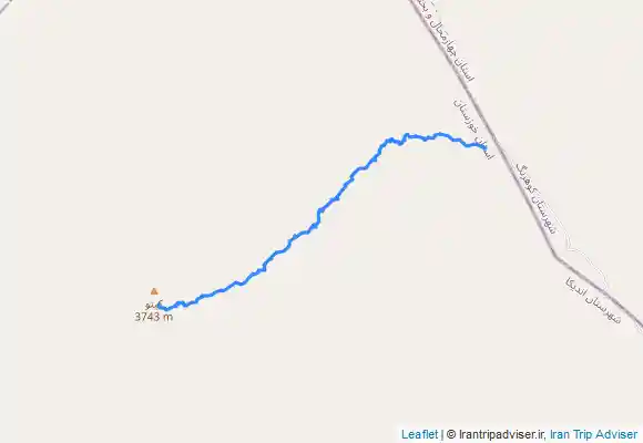 ترک جی پی اس صعود به قله کینو بام استان خوزستان