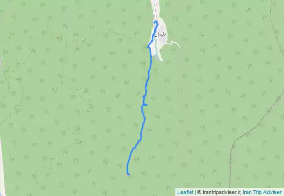 ترک جی پی اس چشمه آبگرم بلیران