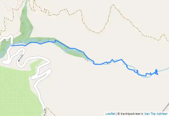 ترک جی پی اس برگشت از پشت سومین آبشار پنجه پلنگ