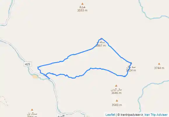 ترک جی پی اس ولایت رود به قله سکه نو و سه چال