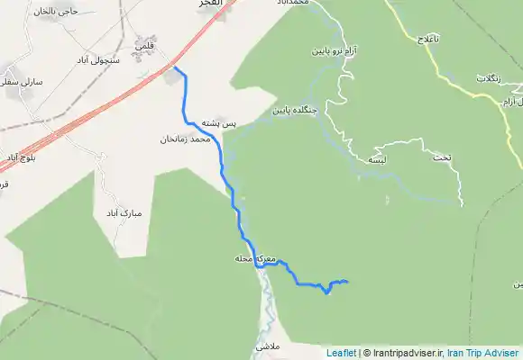 ترک جی پی اس آبشار لیلوم (لولوم)