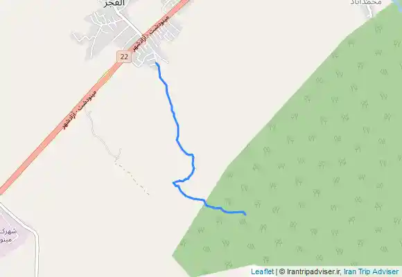 ترک جی پی اس Alqajar - Jangaldeh-e Pā’īn