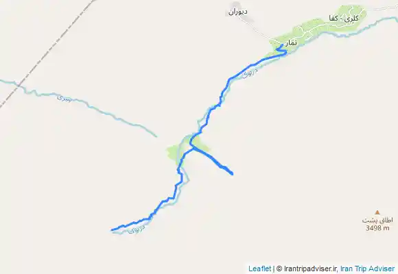 ترک جی پی اس دشت دریوک و آبشار کوهره و آسونه کر