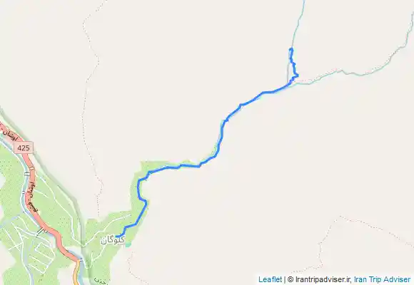 ترک جی پی اس بالای آبشار کلوگان