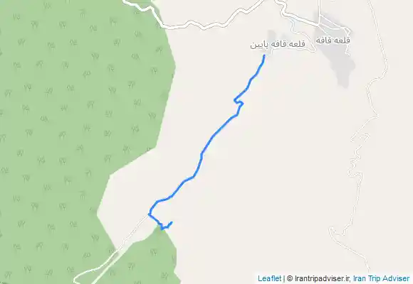 ترک جی پی اس آبشار سر سبز قله قافه مینودشت