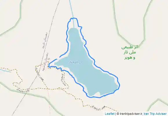 ترک جی پی اس مسیر پیاده روی دور دریاچه تار