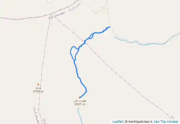 ترک جی پی اس قله هفت خوان