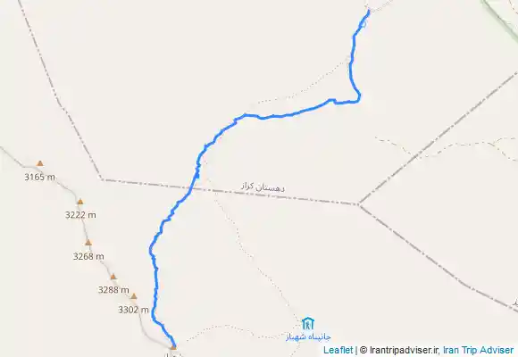 ترک جی پی اس صعود شبانه قله شهباز از جبهه شمالی