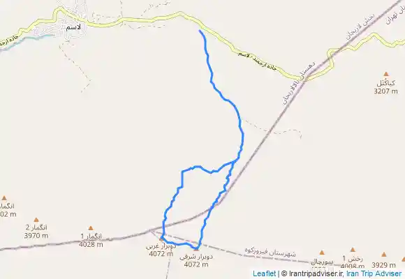 ترک جی پی اس گرده قله دوبرار