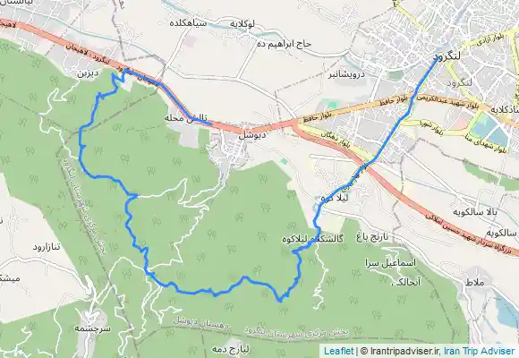 ترک جی پی اس لیلاکوه به لیالستان