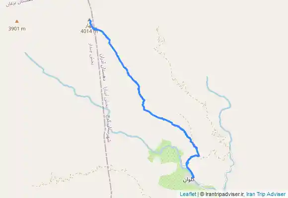 ترک جی پی اس قله کهار