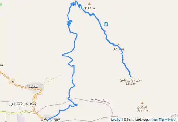 ترک جی پی اس شاهو قله حوی خانی - از مسیر خط الراس غربی