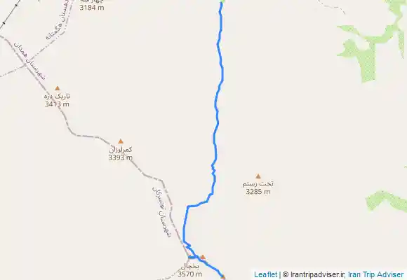 ترک جی پی اس قله یخچال و کوبری  جبهه شمالی