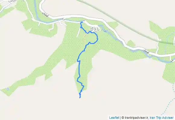 ترک جی پی اس مسير برگشت ابشار باغگل