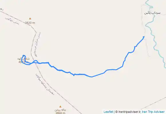 ترک جی پی اس صعود قله شاهان