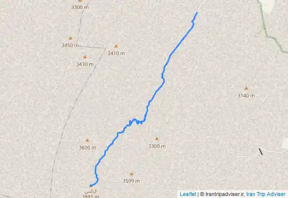 ترک جی پی اس قله کرکس، مسیر اوره